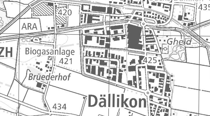 Kartenausschnitt: Rietstrasse 10, 8108 Dällikon