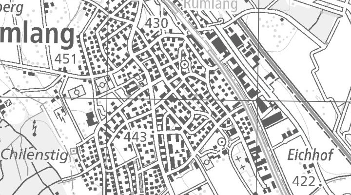 Kartenausschnitt: Lindenstrasse 18, 8153 Rümlang