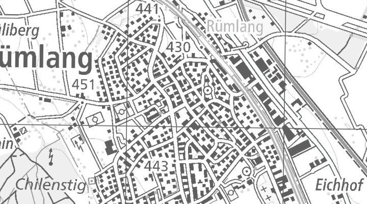 Kartenausschnitt: 8153 Rümlang
