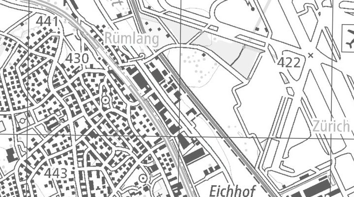 Kartenausschnitt: Flughofstrasse 63, 8153 Rümlang