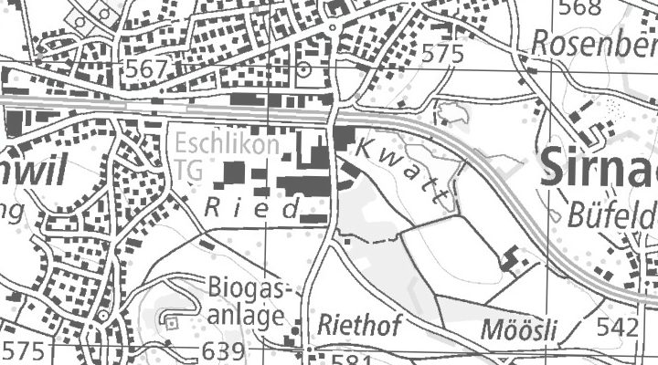 Kartenausschnitt: Hörnlistrasse 14, 8360 Eschlikon TG