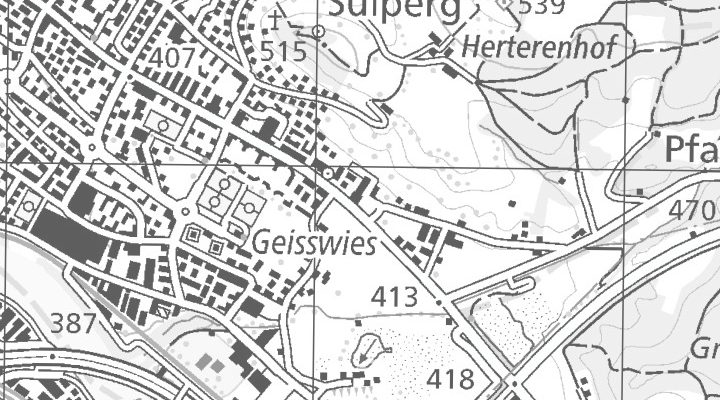 Kartenausschnitt: Landstrasse 189, 5430 Wettingen