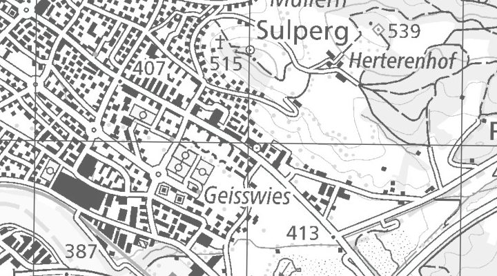 Kartenausschnitt: Kreuzkapellenweg 2, 5430 Wettingen