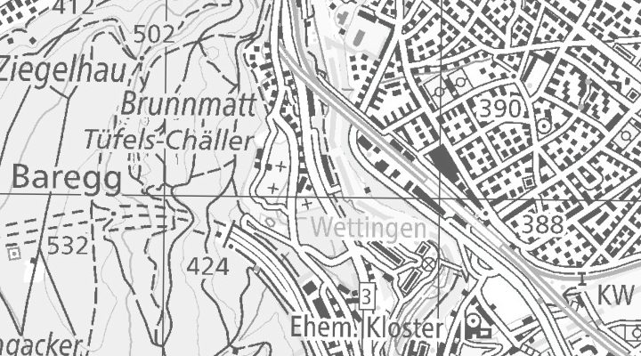 Kartenausschnitt: Neuenhoferstrasse 113, 5400 Baden