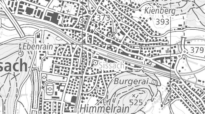 Kartenausschnitt: Reuslistrasse 32, 4450 Sissach