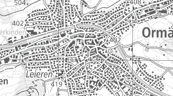 Kartenausschnitt: Eiweg 2, 4460 Gelterkinden