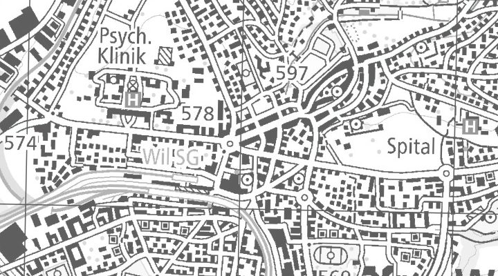 Kartenausschnitt: Obere Bahnhofstrasse 27, 9500 Wil