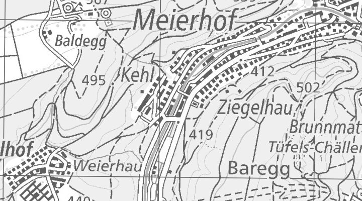 Kartenausschnitt: Baden
