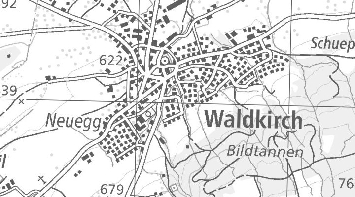 Kartenausschnitt: Waldkirch