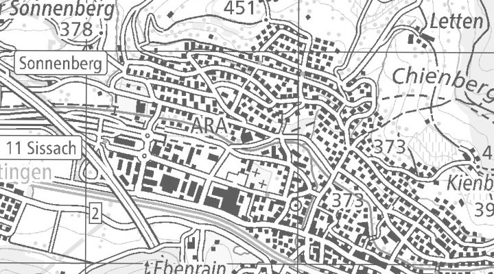 Kartenausschnitt: Allmendweg 39, 4450 Sissach
