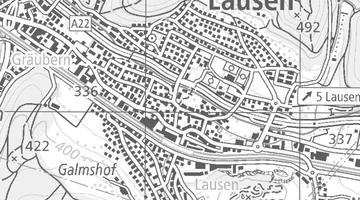 Kartenausschnitt: Industriestrasse 30a, 4415 Lausen