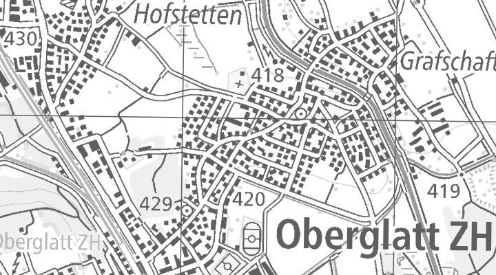 Kartenausschnitt: Aspstrasse 12, 8154 Oberglatt