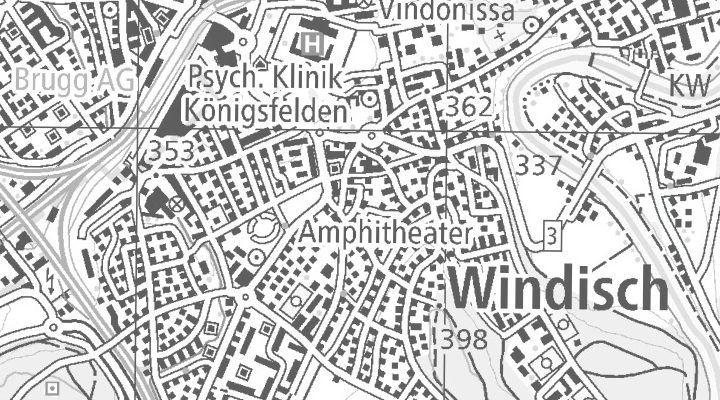 Kartenausschnitt: 5210 Windisch