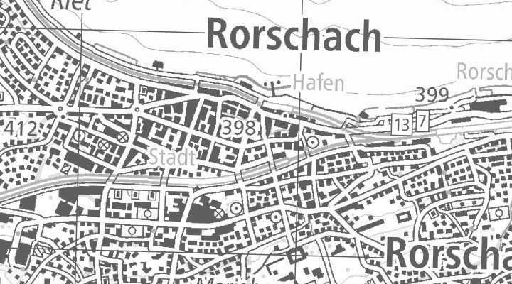 Kartenausschnitt: Kirchstrasse 26, 9400 Rorschach