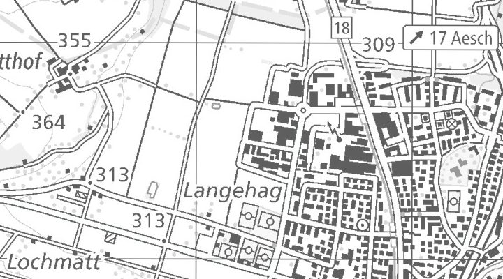 Kartenausschnitt: Butthollenring 31, 4147 Aesch BL