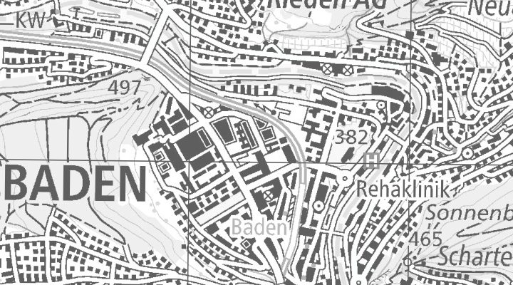Kartenausschnitt: Brown Boveri Strasse 7, 5400 Baden