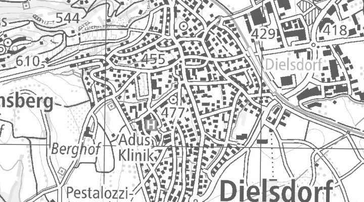 Kartenausschnitt: Niederhaslistrasse 7, 8157 Dielsdorf