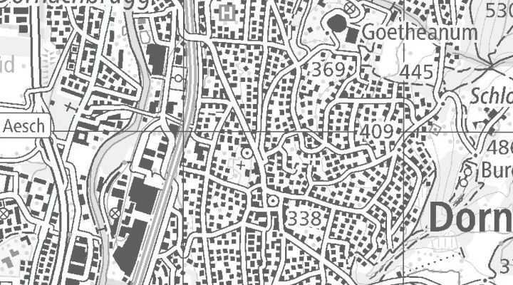 Kartenausschnitt: 4143 Dornach