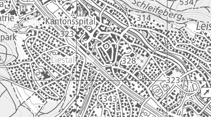 Kartenausschnitt: Altmarktstrasse 96, 4410 Liestal