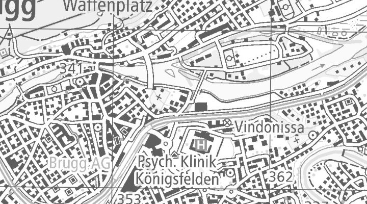 Kartenausschnitt: Gaswerkstrasse 5, 5200 Brugg
