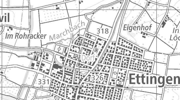 Kartenausschnitt: Rieslingstrasse 3, 4107 Ettingen