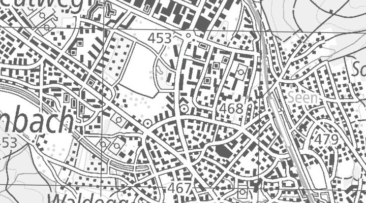 Kartenausschnitt: Seenerstrasse 191, 8405 Winterthur