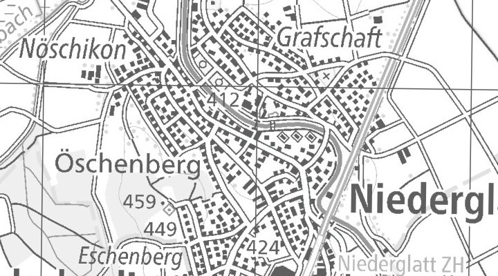 Kartenausschnitt: Seeblerstrasse, 8172 Niederglatt