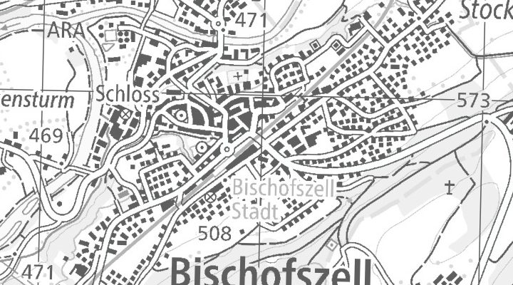 Kartenausschnitt: Steigstrasse 2, 9220 Bischofszell