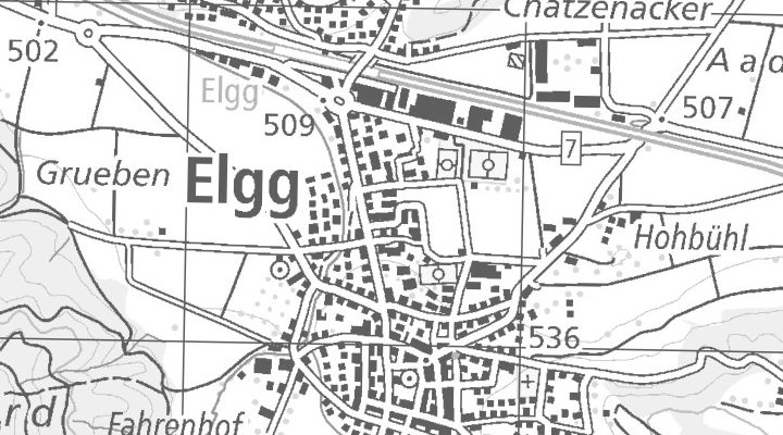 Kartenausschnitt: Vordergasse 3, 8353 Elgg