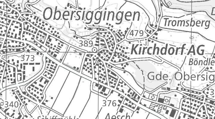 Kartenausschnitt: 5416 Kirchdorf