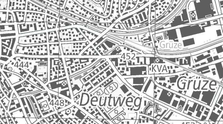 Kartenausschnitt: Winterthur, 8404 Winterthur