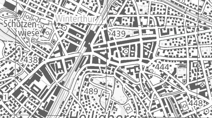 Kartenausschnitt: Technikumstrasse 82, 8400 Winterthur