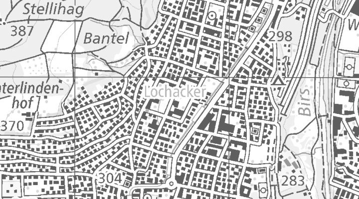 Kartenausschnitt: Fleischbachstrasse 2, 4153 Reinach BL