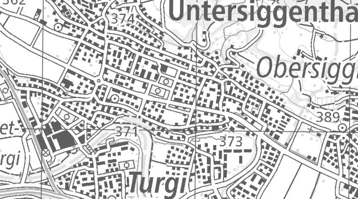 Kartenausschnitt: Landstrasse 50, 5417 Untersiggenthal