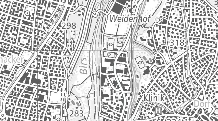 Kartenausschnitt: Talstrasse 47, 4144 Arlesheim