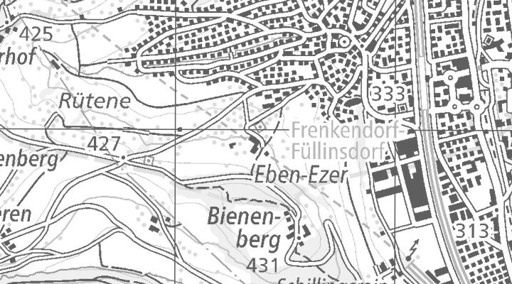 Kartenausschnitt: Eben-Ezerweg 50, 4402 Frenkendorf