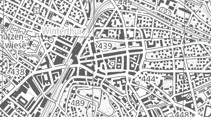 Kartenausschnitt: Marktgasse 45, 8400 Winterthur
