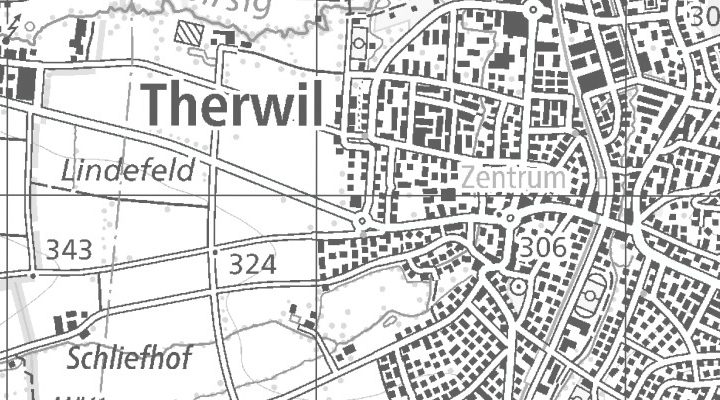 Kartenausschnitt: Sundgauerstrasse 1, 4106 Therwil