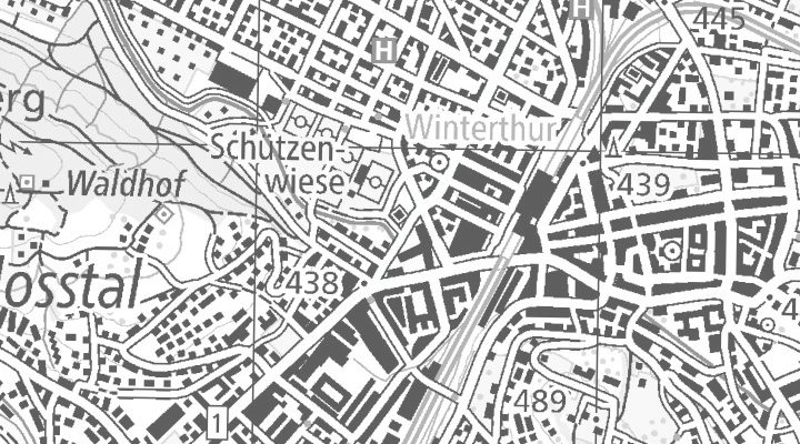 Kartenausschnitt: Neuwiesenstrasse 15, 8400 Winterthur