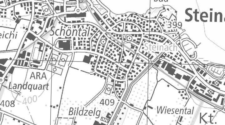Kartenausschnitt: 9323 Steinach