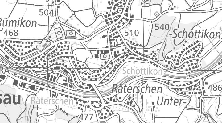 Kartenausschnitt: Im Halbiacker 9, 8352 Elsau