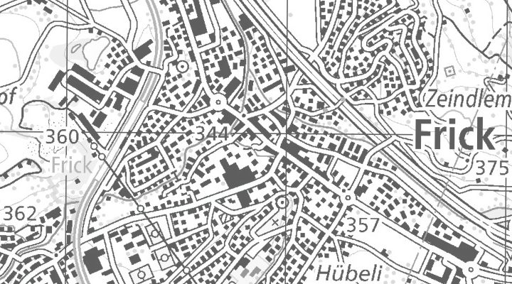 Kartenausschnitt: Ziegeleistrasse 11, 5070 Frick