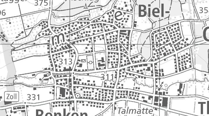 Kartenausschnitt: Gewerbestrasse 18, 4105 Biel-Benken