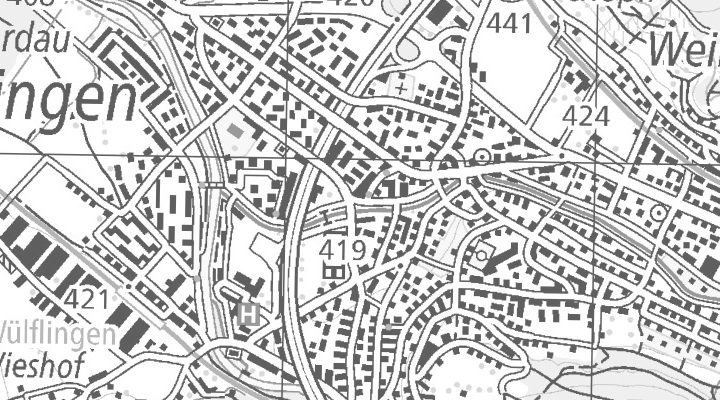 Kartenausschnitt: Eulachstrasse 22, 8408 Winterthur