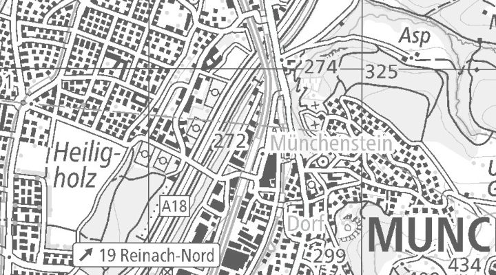 Kartenausschnitt: Weidenstrasse 13, 4142 Münchenstein