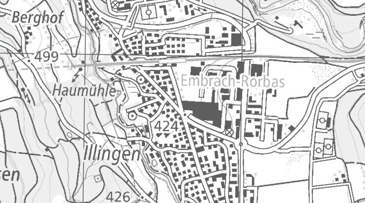 Kartenausschnitt: Stationsstrasse 90, 8424 Embrach