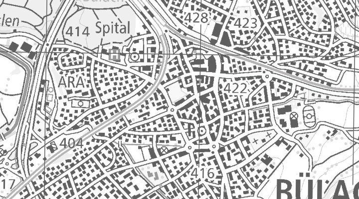 Kartenausschnitt: Bülach