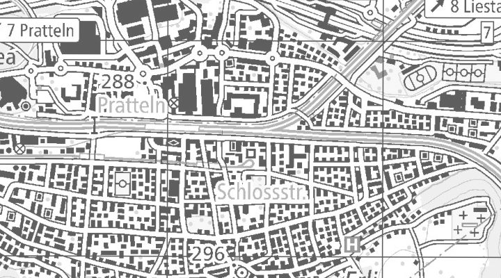 Kartenausschnitt: Zehntenstrasse 14, 4133 BL Pratteln