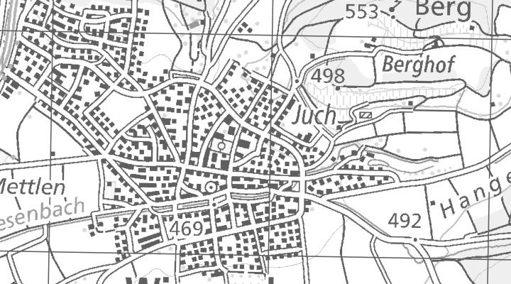 Kartenausschnitt: Im Trottenrain 9, 8542 Wiesendangen