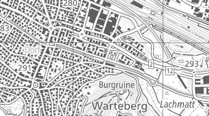 Kartenausschnitt: Rothausstrasse 61, 4132 Muttenz